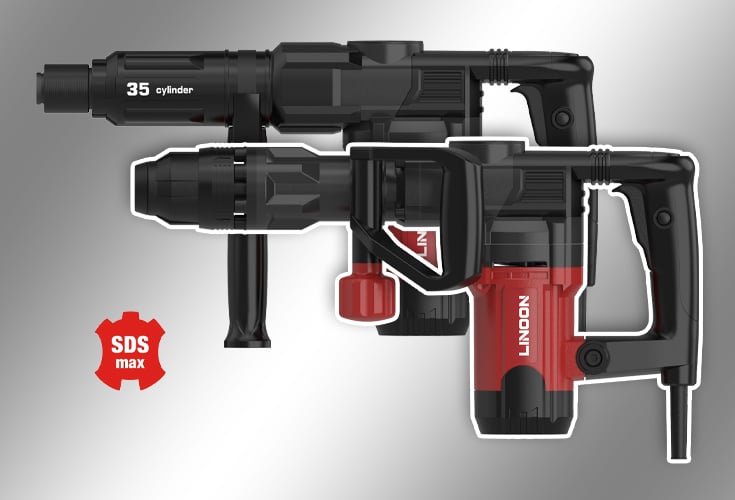 35K 35DX Cylinder Inner Diameter 35mm 7 kgs Medium Duty Demolition Hammer Concrete Breaker