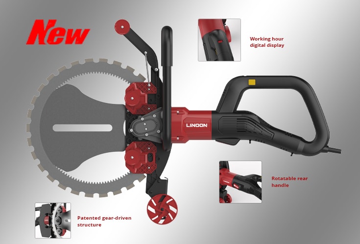 LN 1030 410mm 6000W Adjust-free Brushless Electric Concrete Ring Saw Wall Chaser