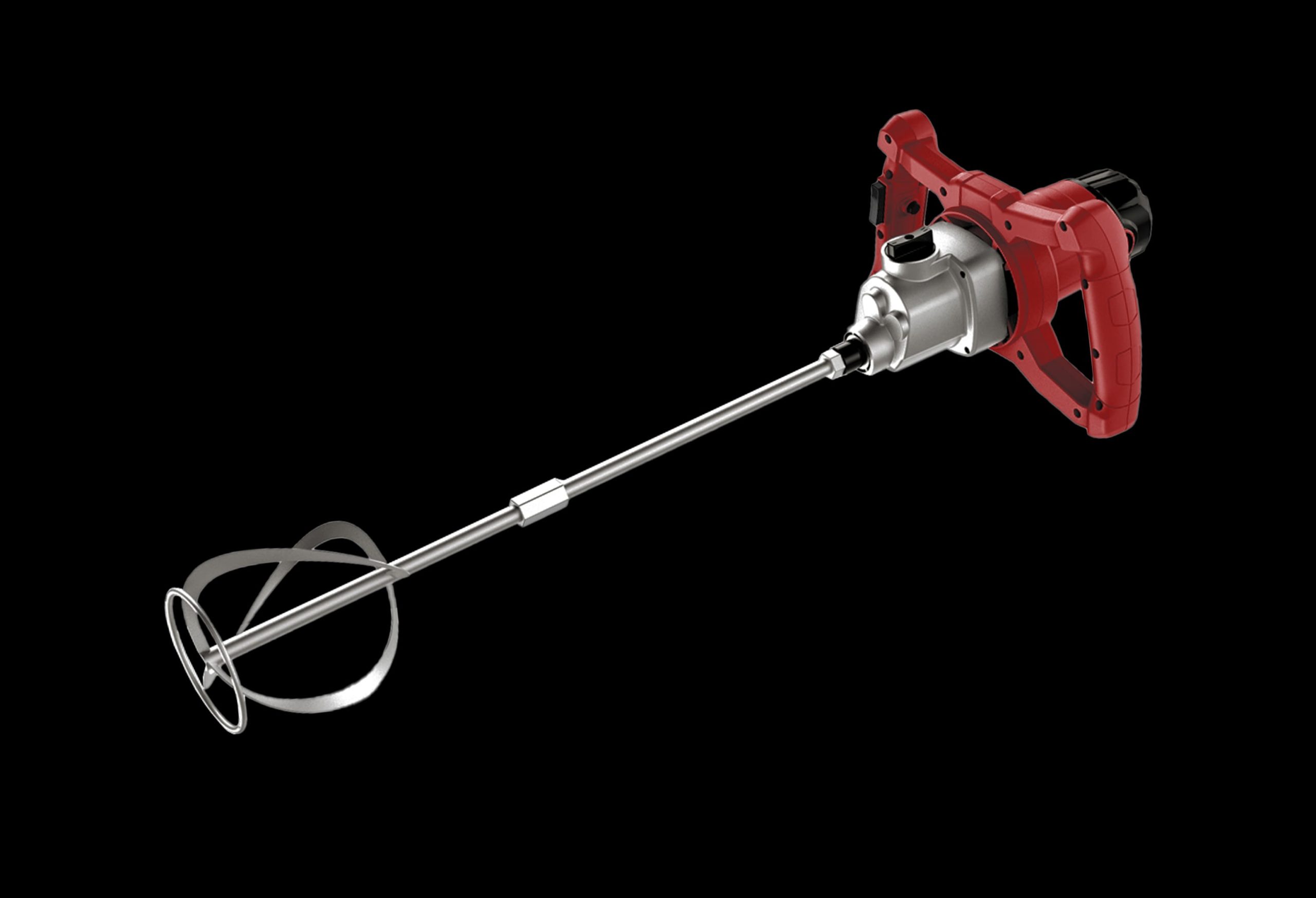 LN 6205-9 Cement Mixer, 1600W Electric Concrete Mixer with 2 Speed, Handheld Mud Mixer