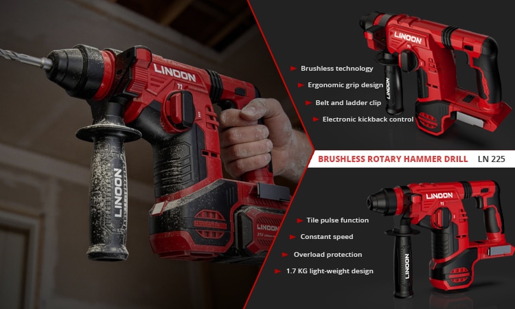 4 modes 18V brushless sds rotary hammer