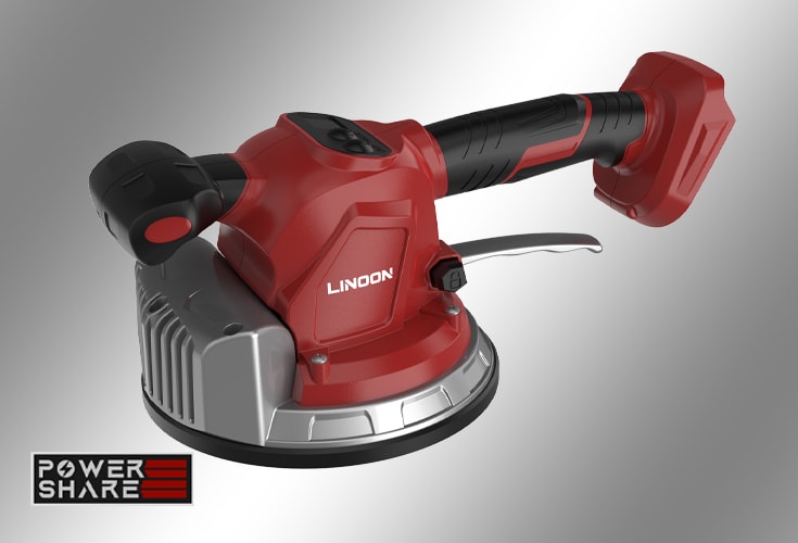 LN SA03 Tile Vibration Tool 180mm Suction Cup Max 80kg Handheld Tile Installation Leveling Machine